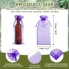 Unique Bargains Organza Drawstring Wine Bottle Wrapping Gift Bags 14.5" x 5.5" 20 Pcs - 2 of 4