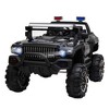 Aosom 12V Ride-on Truck with Remote Control, 2-Seater Battery-Operated Electric Car for Kids with Music, Black - 4 of 4
