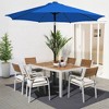 Hyleory 9FT Lighted Market Umbrella for All Seasons/ Size: 91.2" H x 108" W x 108" D - 2 of 4