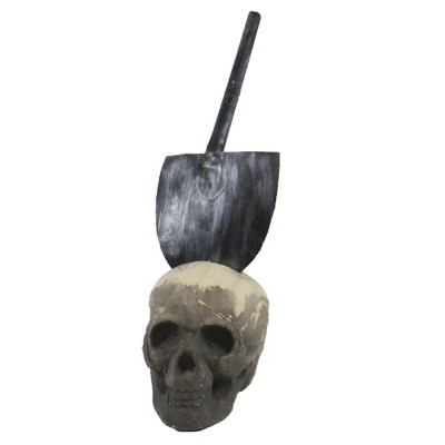 Halloween 18.0" Shovel In The Skull Bones Digging  -  Decorative Figurines