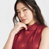 Women's Lunar New Year Tank Dress - Burgundy - image 4 of 4