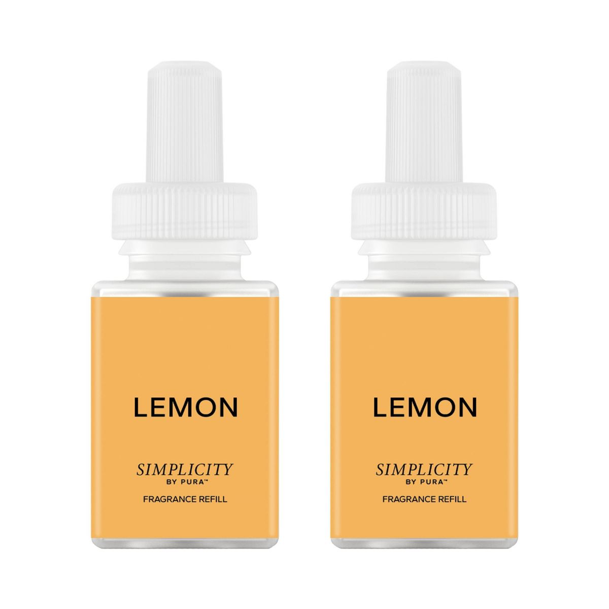 Pura 2pk Simplicity Lemon 2pk Smart Vial Fragrance Refills