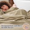 Itopfox Ultra Soft Fleece Blanket Queen Size, No Shed No Pilling Luxury Plush Cozy 300GSM Lightweight Blanket for Bed, Couch, Chair, Sofa Suitable - 2 of 4