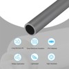 Unique Bargains High Impact Water Plumb Cable Sleeve PVC Rigid Round Pipes 20" Length - 3 of 4