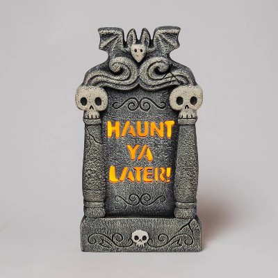 "Haunt Ya Later" Foam Tombstone Halloween Decorative Prop - Hyde & EEK! Boutique™