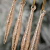 3.5", 4.5", 5.5" & 6.5" Sullivans Boxed Icicle Christmas Ornaments Set of 4, Gold, Christmas Tree Decor - 2 of 3