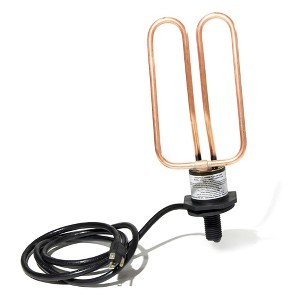 Farm Innovators UPH-15 Outdoor Universal Livestock Water Tank Heater Copper Element 1500 Watt Drain Plug De-Icer, Fits All Tanks - 1 of 4