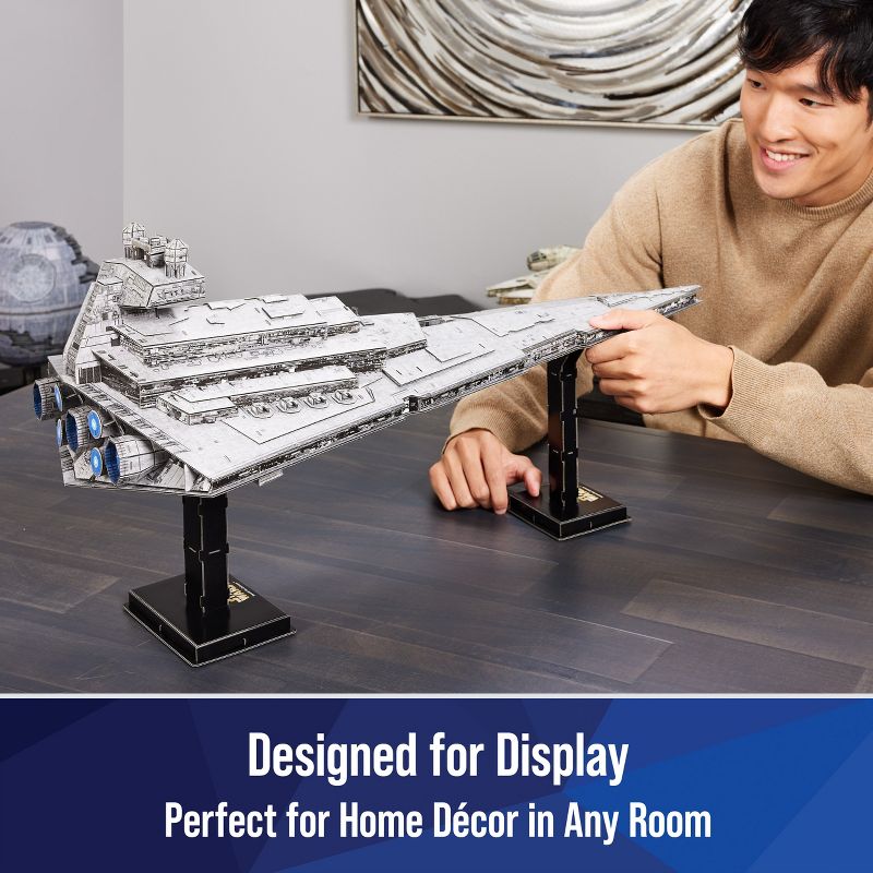 4D BUILD - Star Wars Deluxe Imperial Star Destroyer Model Kit Puzzle 278pc, 6 of 14