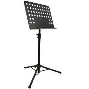 Monoprice Heavy-Duty Sheet Music Stand With Height Adjustable Base Between 26 -46in Above The Floor - 1 of 4