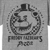 Seven Times Six Five Nights At Freddy's Shirt Men's Freddy Fazbear's Pizza Short Sleeve Tee Grey - 3 of 4