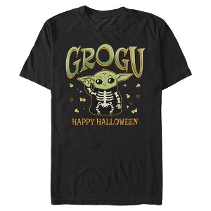 Mens Star Wars: The Mandalorian The Child Skeleton Costume T Shirt - 1 of 4