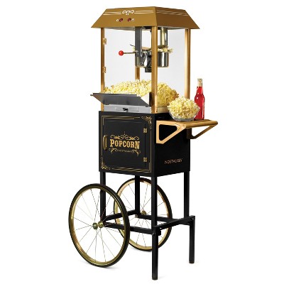 Nostalgia Vintage 10-Ounce Vintage Professional Popcorn Cart - 59-Inches Tall