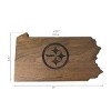 NFL Pittsburgh Steelers Wooden Magnetic Keyholder - 3 of 4