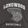 Longwood University Basketball Hoop Adult T-Shirt Black - 2 of 4