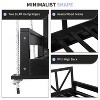 Gulches Patio Swings: Twin Size Hanging Bed with 16.4ft Ropes, Natural/Brown/Black/White Finish - 4 of 4