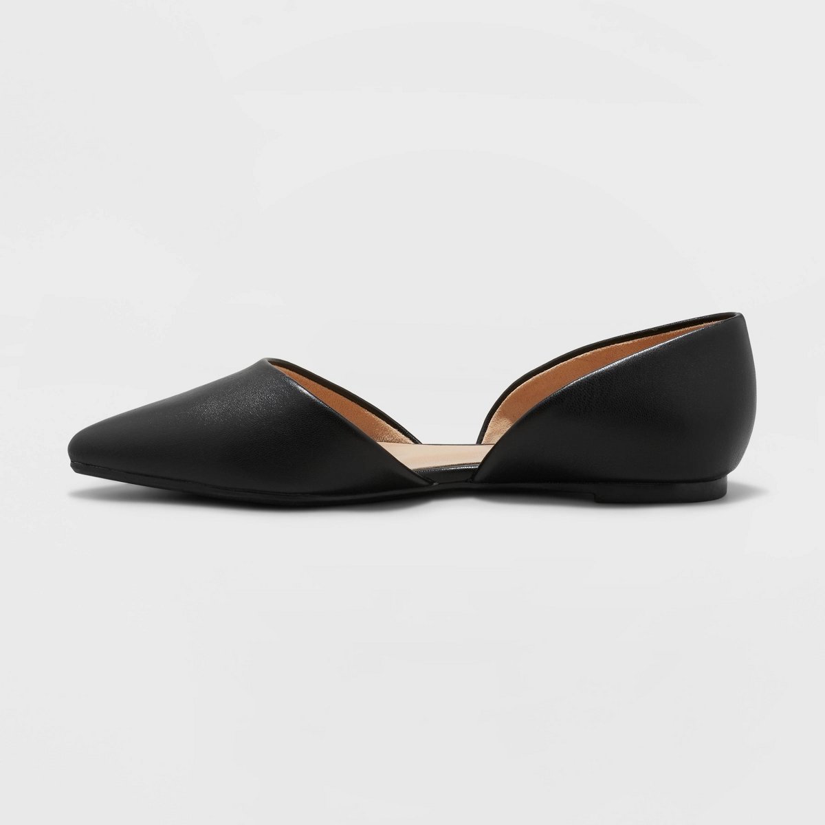 Обувь A New Day Women's Julie Ballet Flats with Memory Foam Insole - A New Day™ Black 7: Slip-On, Cushioned, Non-Marking Outsole — фото 2
