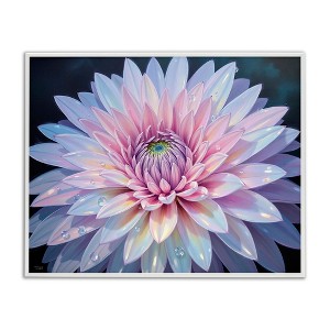Stupell Industries Dew Kissed Pink Chrysanthemum Framed Giclee Art - 1 of 4