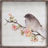 HomeRoots Set of Two Brown Bird Wood Square Framed Art - 4 of 4
