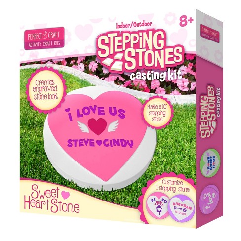 Perfect Craft Stepping Stone Sweet Heart Kit : Target