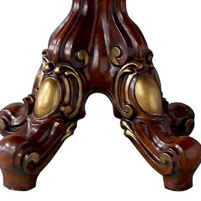 Elegant Round Reclaimed Wood Counter Height Dining Table