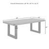 HomeStock Beaufort Outdoor Wicker Table - Brown - 2 of 4