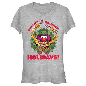 Juniors Womens The Muppets Ho Ho Holidays! T-Shirt - 1 of 4