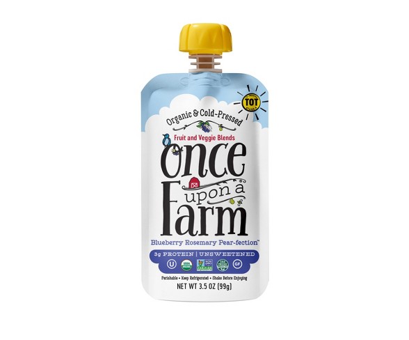 Once Upon a Farm Blueberry Rosemary Pear fection - 3.5oz