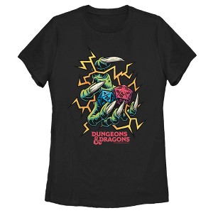 Women's Dungeons & Dragons Monster Claw Dice Roll T-Shirt - 1 of 4