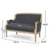 Christopher Knight Home Trask French Country 49.75"W Fabric Upholstered Loveseat - 3 of 4