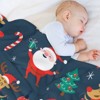 DSANE Jolly Christmas Christmas Throw Blanket Soft Fleece Christmas Blanket Cozy Flannel Throw for Couch Bed - 4 of 4