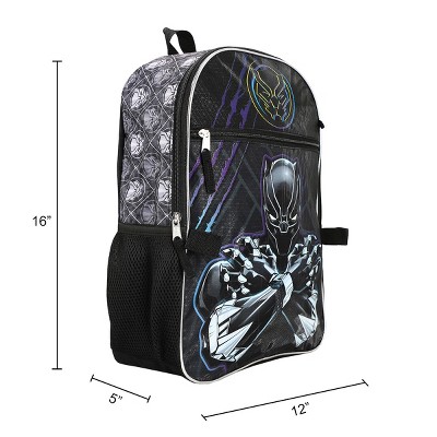 Marvel Comics Black Panther 5-Piece Backpack Set - image 5