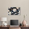 Art Remedy Navy Elegance Floral Elegant realistic Floral Wall Art Framed - 2 of 4