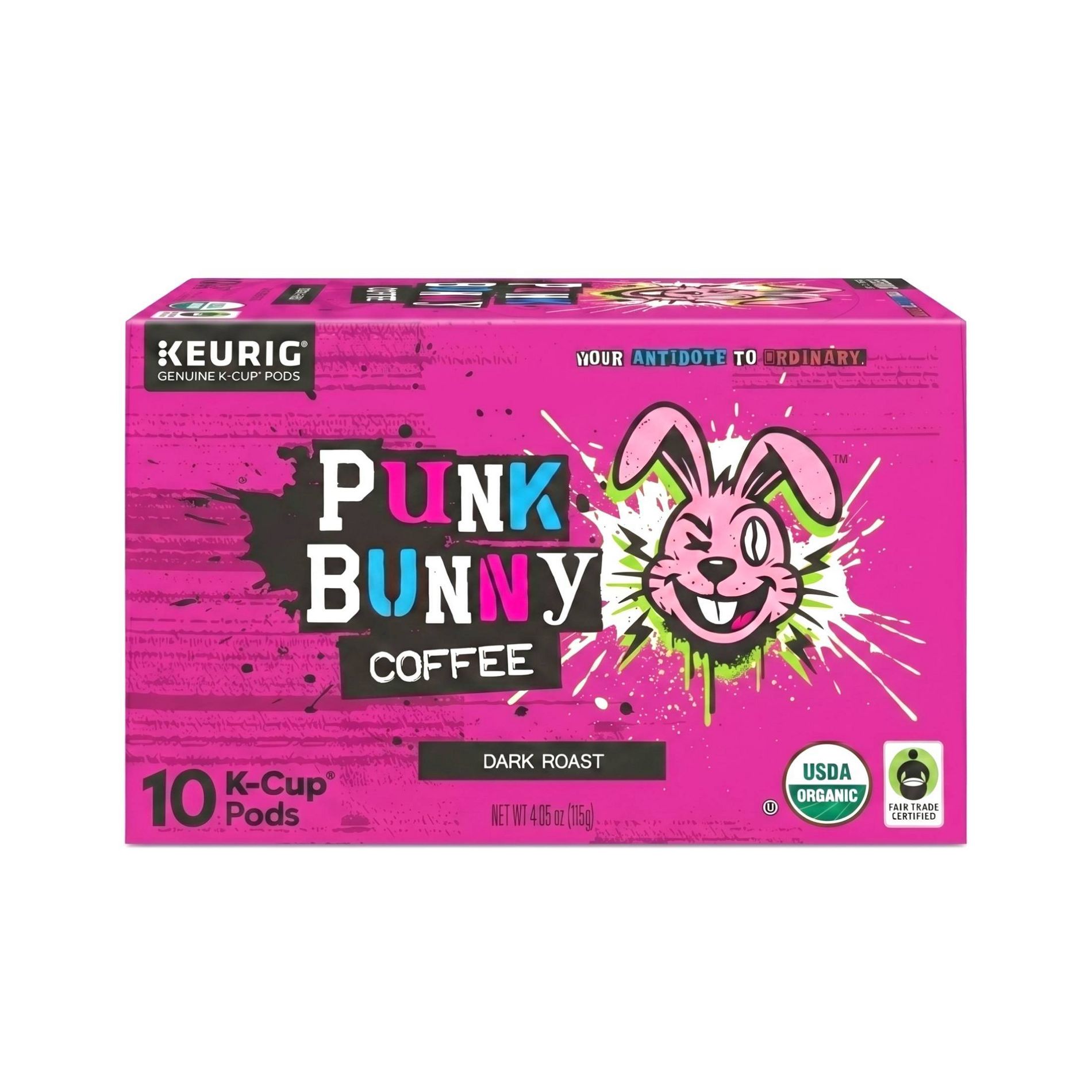 Punk Bunny Dark Roast Keurig K-Cup Coffee Pods - 10ct