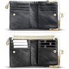 BEAFUP Womens Wallet,Ladies Vintage Leather Bifold Wallet with Zipper & Kiss Lock - Compact Coin Purse for Daily Use,Travel,and Shopping - 2 of 4