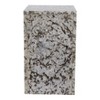 Marble Accent Table - Modern Contemporary Pedestal Design with Sleek Geometric Lines and Decorative Minimalist Aesthetic for Trend-Forward Interiors - 4 of 4
