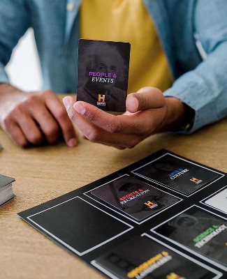 HISTORY Channel Trivia Game - 2000  General Knowledge Questions - Christmas Stocking Stuffers Gift for Adults, Family in The Pursuit of Trivial