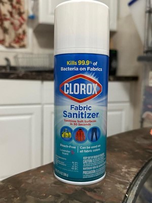 Clorox Bleach-Free Fabric Sanitizer Spray, Color-Safe Laundry Sanitizer -  24 ounces