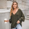 Women's Chunky Knit V-Neck Sweater - Cupshe - 2 of 4