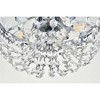 Elegant Lighting Kylie 10 inch flush mount in chrome - 4 of 4