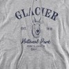 Men's Glacier National Park Mountain Goat Icon Pull-Over Hoodie - 2 of 4