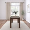 Plank+Beam Contour Dining Table, 60" Solid Wood Kitchen Table, Modern Round Table For 4, Wooden Rectangular Kitchen & Dining Table for Home - 3 of 4