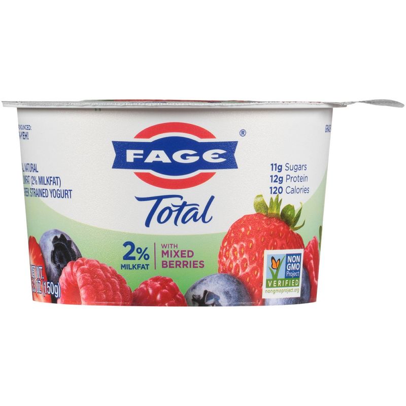 FAGE Total 2% Milkfat Mixed Berry Greek Yogurt - 5.3oz, 1 of 5
