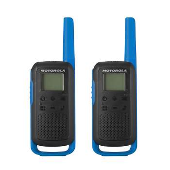 Motorola Solutions Talkabout T270 Two-Way Radio, 25 mile range, Black W/Blue