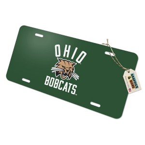 Ohio University Bobcats Logo Novelty Metal Vanity Tag License Plate - 1 of 4