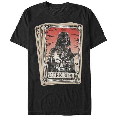 schweizisk Måge retning Men's Star Wars Darth Vader Tarot Card T-shirt - Black - Small : Target