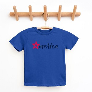 The Juniper Shop Merica Star Toddler Short Sleeve Tee - 1 of 2