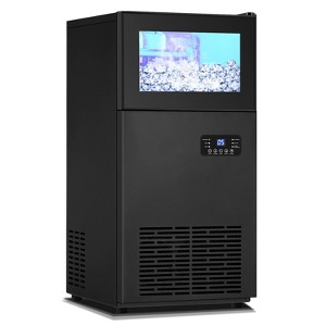 Tylza Commercial Built-in or Freestanding Ice Maker 160Lbs/24H  in Black - 1 of 4