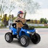 Costway 12V Kids Ride On ATV Electric 4-Wheeler Quad 2 Speeds with Mp3 & Headlights - 3 of 4