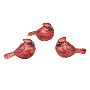 Creative Co-Op - Cardinal Figurine - Red - 2 in. - Case of 24 - 1 of 1