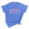 Simply Sage Market Embroidered Wifey Arched Varsity Garment Dyed Tee - 2 of 4